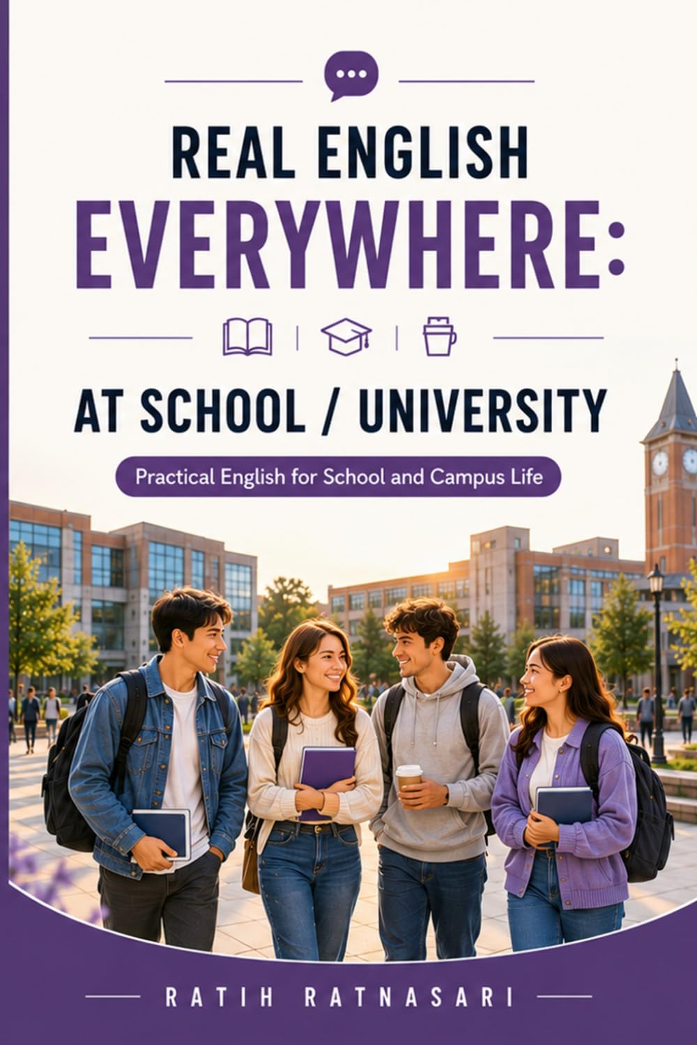 REAL ENGLISH EVERYWHERE: AT SCHOOL / UNIVERSITY: Practical English for School and Campus Life