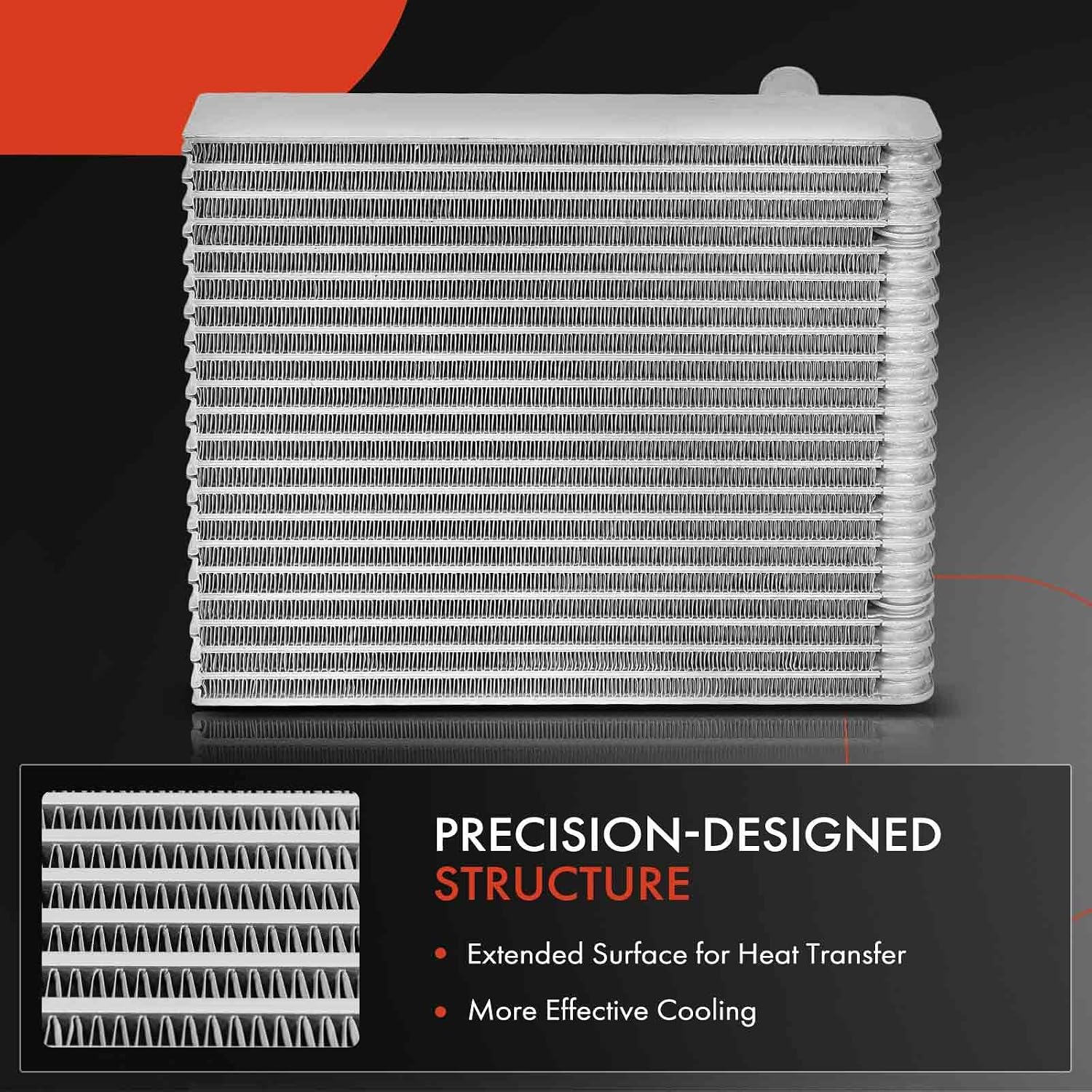 A-Premium Front AC Evaporator Core Compatible with Ford Explorer Sport Trac 2007, Explorer 2006-2008 & Mercury Mountaineer 2006-2007, without Pressing Plate