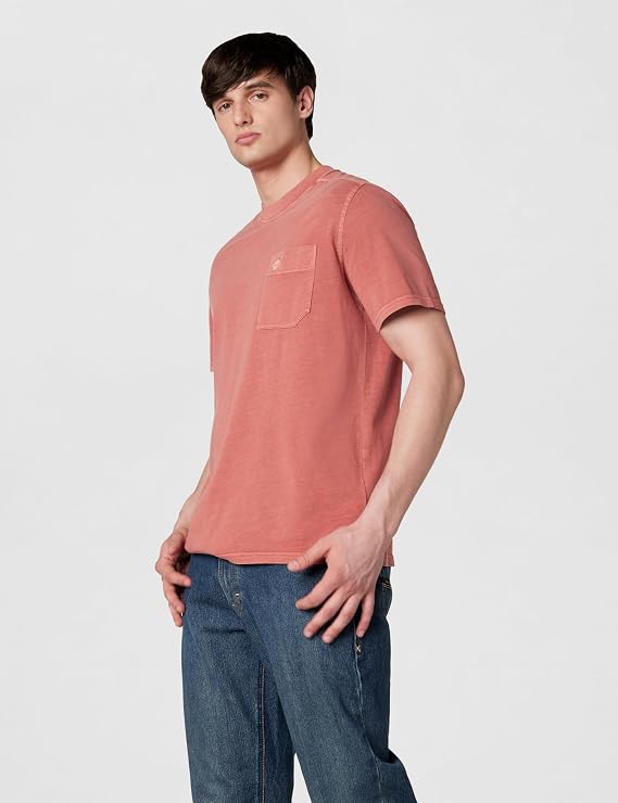 Timberland Men's Merrymack River Garment Dye Chest Pocket Tee