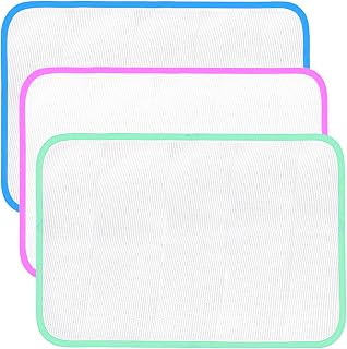 Ironing Cloth 3pcs Protective Clothing Iron Mesh Press Clothing Heat Resistant Ironing Mat Ironing Protector Pads to avoid ironing damage and shine on clothes (40 * 60 cm)