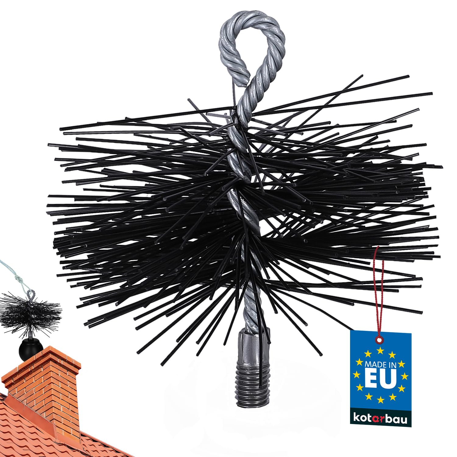 Kotarbau Black Chimney Broom, 125 Mm