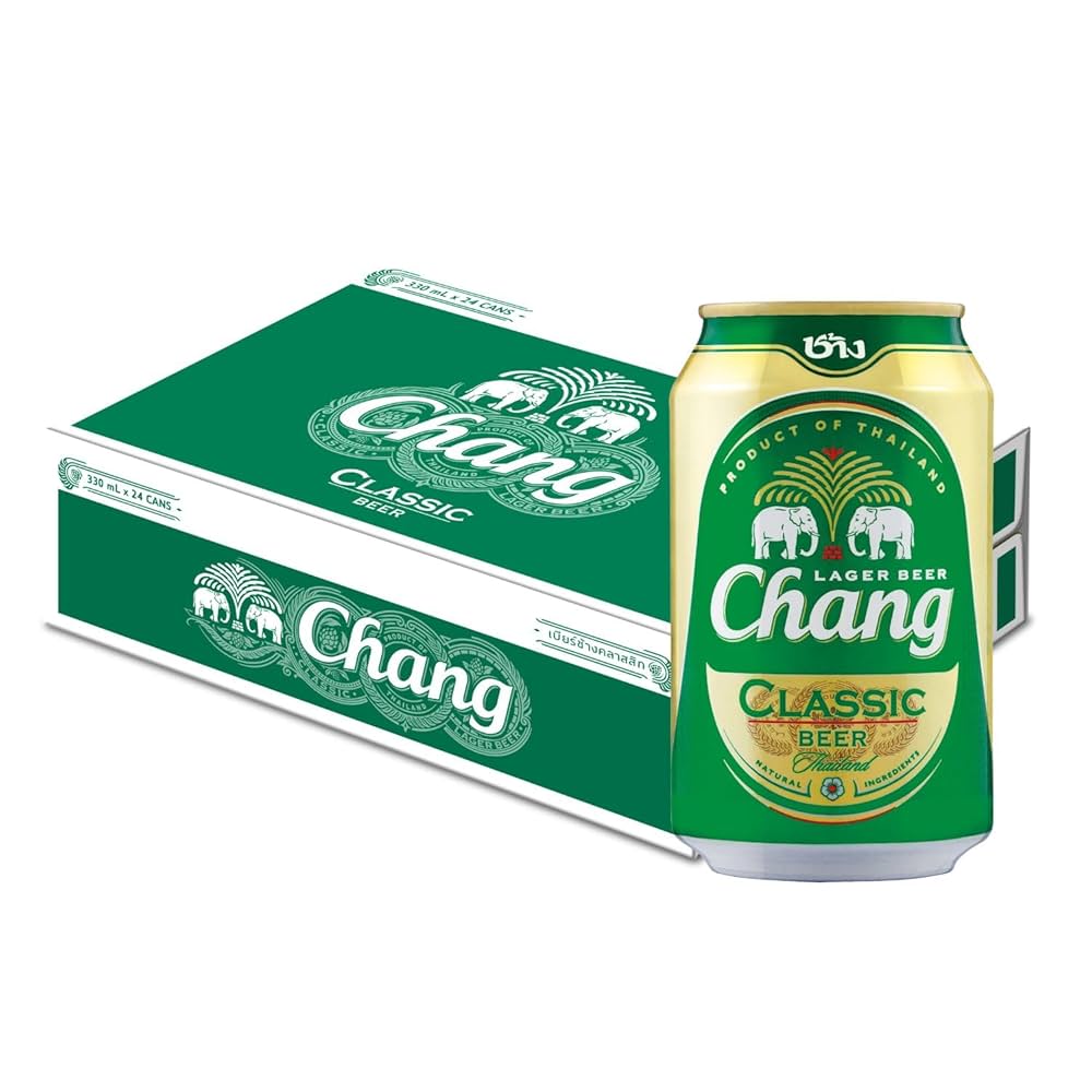 ビールちゃん Amazon.co.jp: チャーンビール クラシック 缶 [ タイ 330mlx24本
