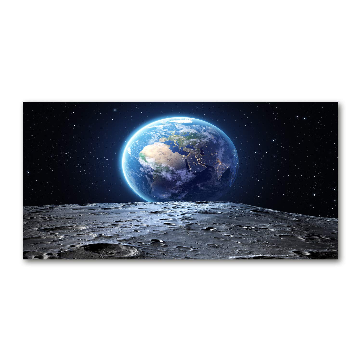 Acrylic glass picture cosmos Tulup 140x70cm tableau Terre science-fiction pour mur