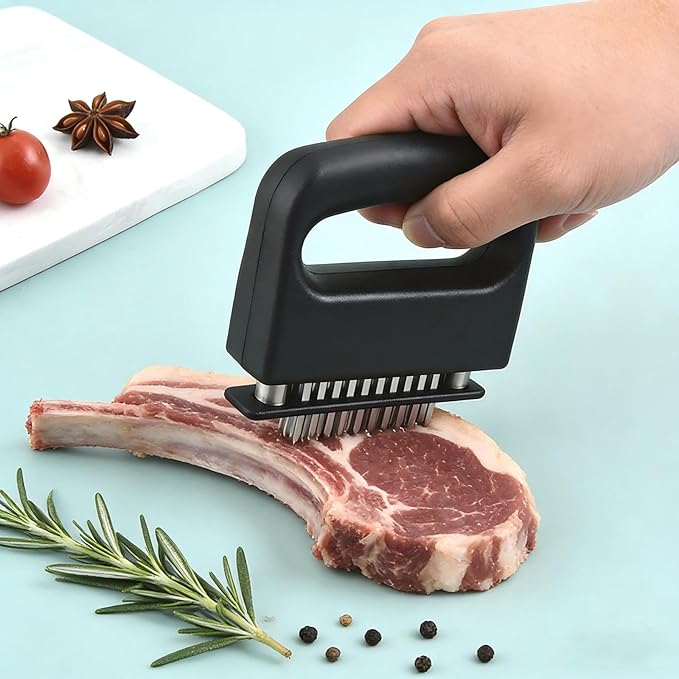 Ablandador de Carne Profesional, Acero Inoxidable miniatura 4