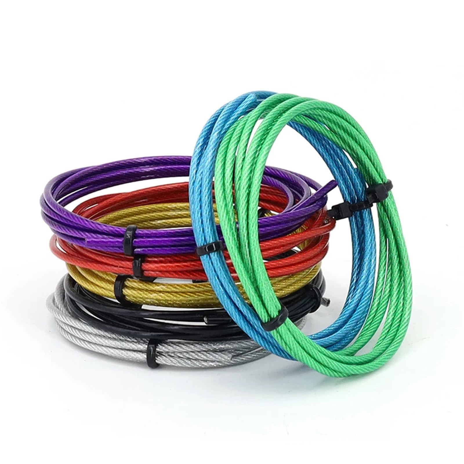 50/100,0 m Stahldrahtseil mit PVC-Beschichtung, Flexibles, weiches, mehrfarbiges Kabel, transparentes Aufhängeseil for Beleuchtungsvorhänge(Clear,50.0M,3.0mm)