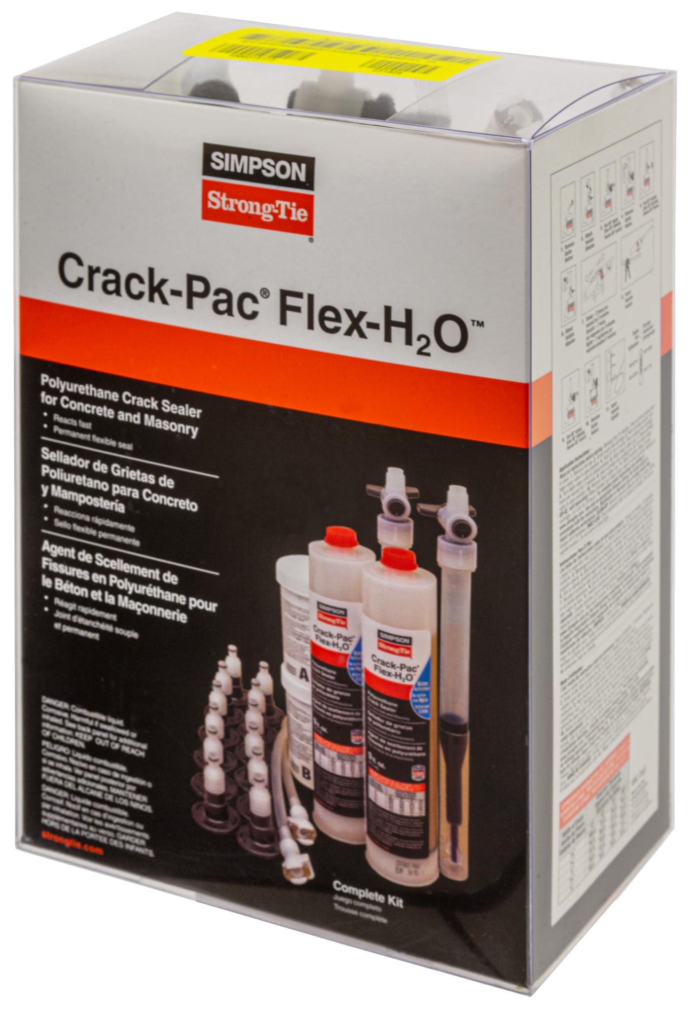 Simpson Strong-Tie CPFH09KT Crack-Pac Flex-H2O 9 oz. Polyurethane