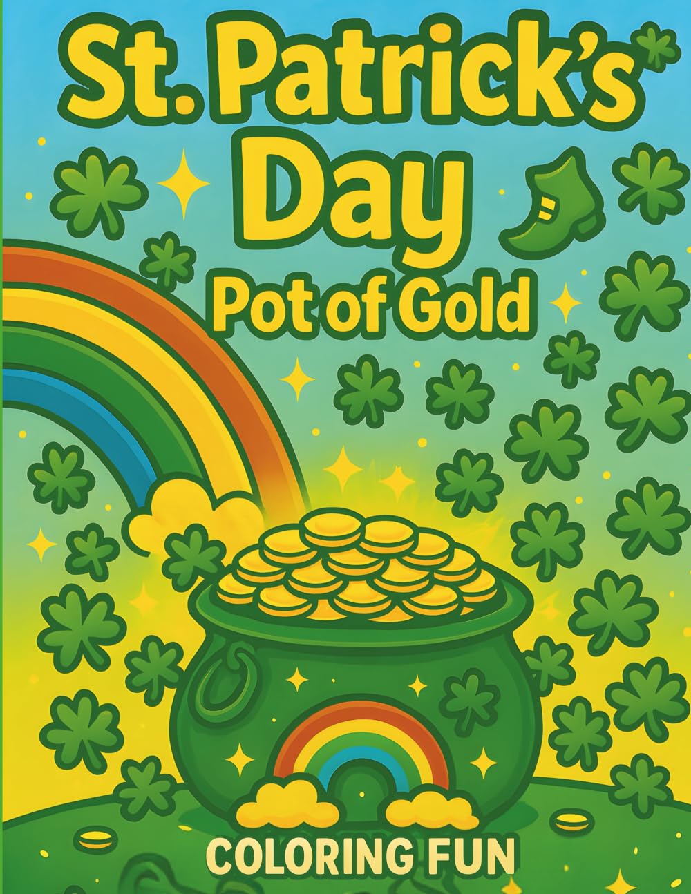 St. Patrick's Day: Pot of Gold Coloring Fun