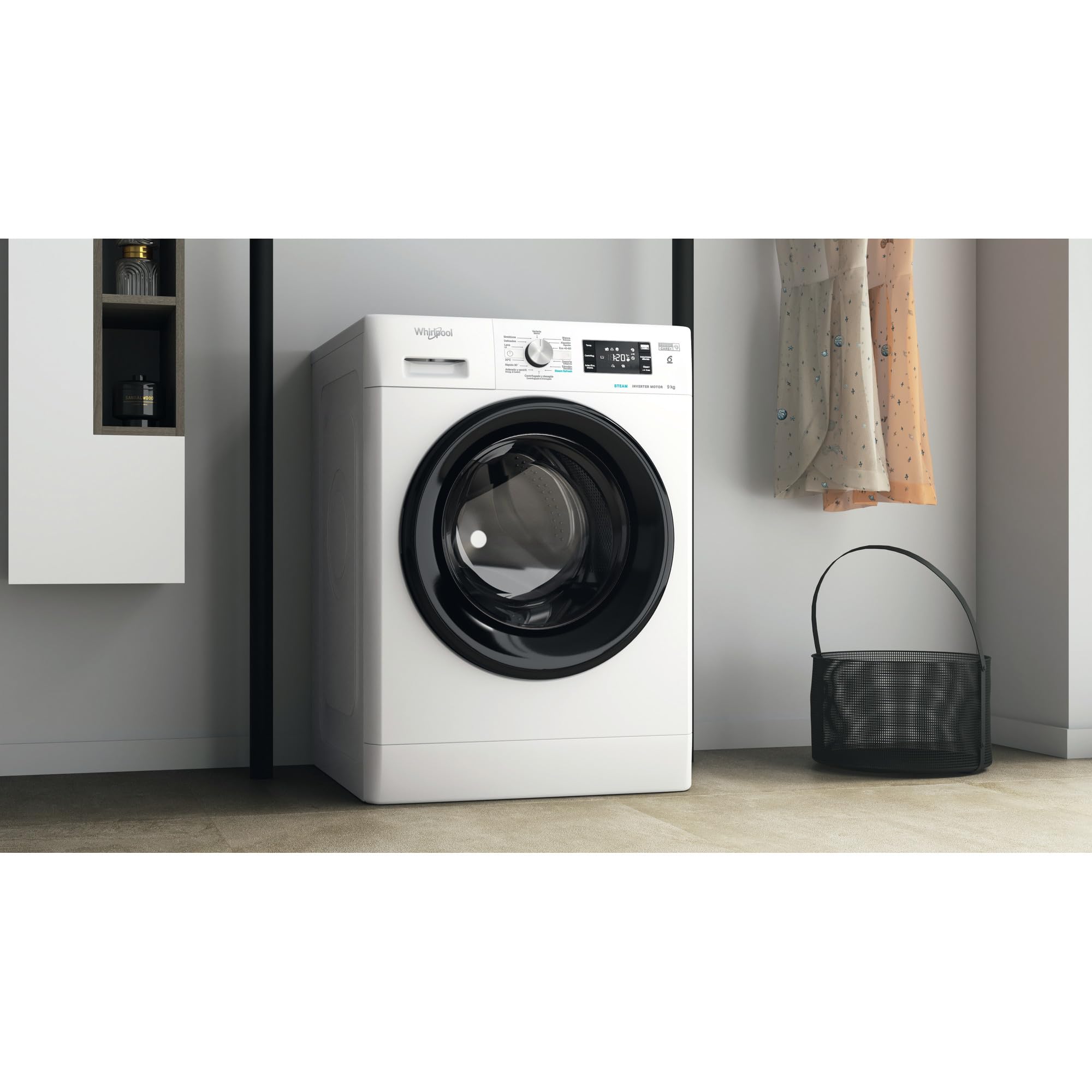 Whirlpool - Lavadora de libre instalación FFB 9469 BV SPT