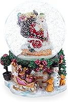 Vista 3 de Chimenea de Santa Aventura Musical Agua Nieve Globo