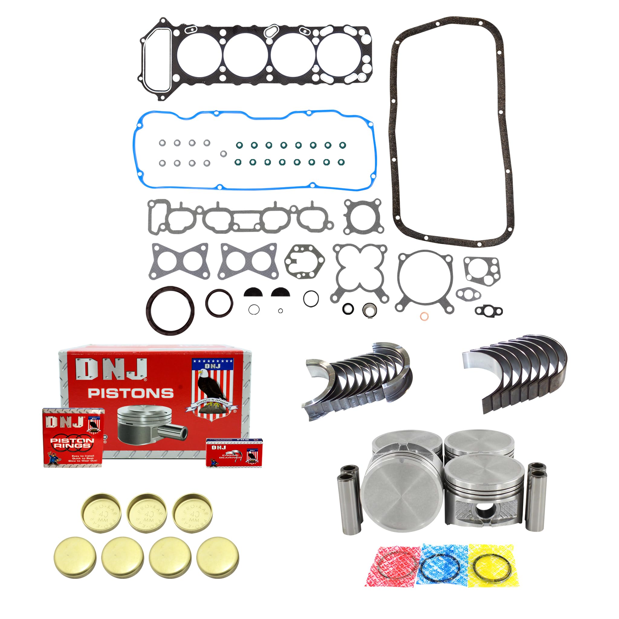 Amazon.com: DNJ EK613 Engine Rebuild Kit for 1996-1997 Nissan