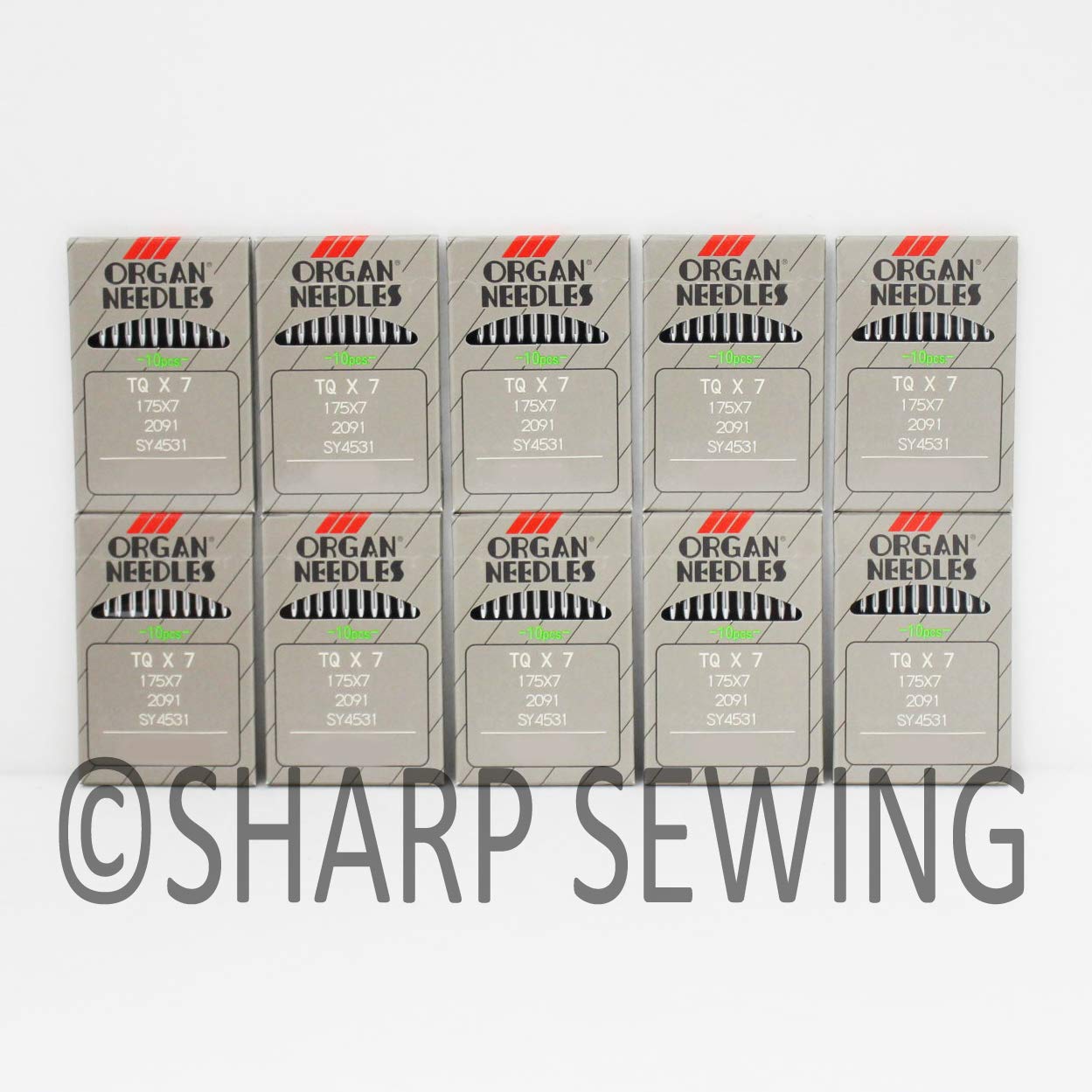 100 Organ 175X7#12 Industrial Button Sewer Needles TQX7, 2091