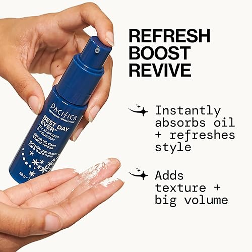 Vista 42 de Pacifica Belleza, champú revitalizante purificador de romero, menta calmante, desintoxica el cuero cabelludo y el cabello de la acumulación