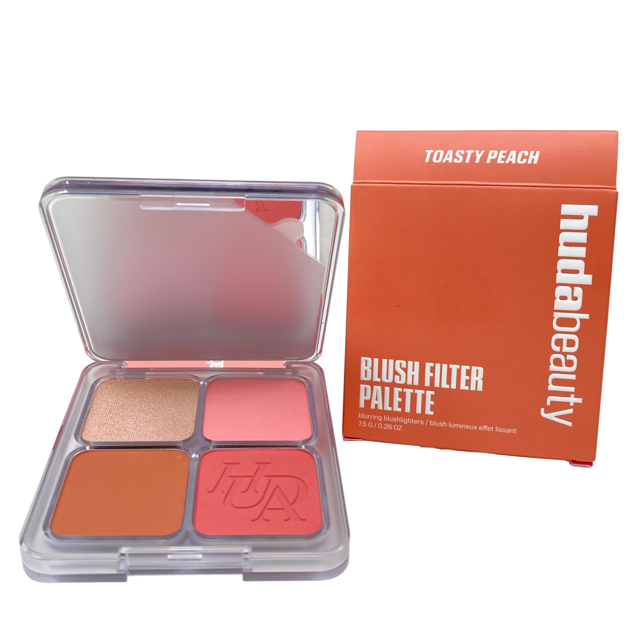 Huda Beauty Blush Filter Blurring Blushlighters Palette - Toasty Peach - 7.5 g / 0.26 oz. LIMITED EDITION.