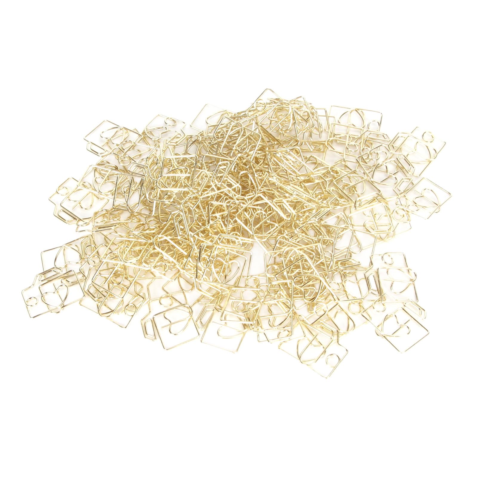 Muiltvoe 100pcs Camera Shaped Paper Clips, Decorative Metal Small Bookmark Paperclips with Anti Slip Function, for Paper Document Scrapbooking School Office