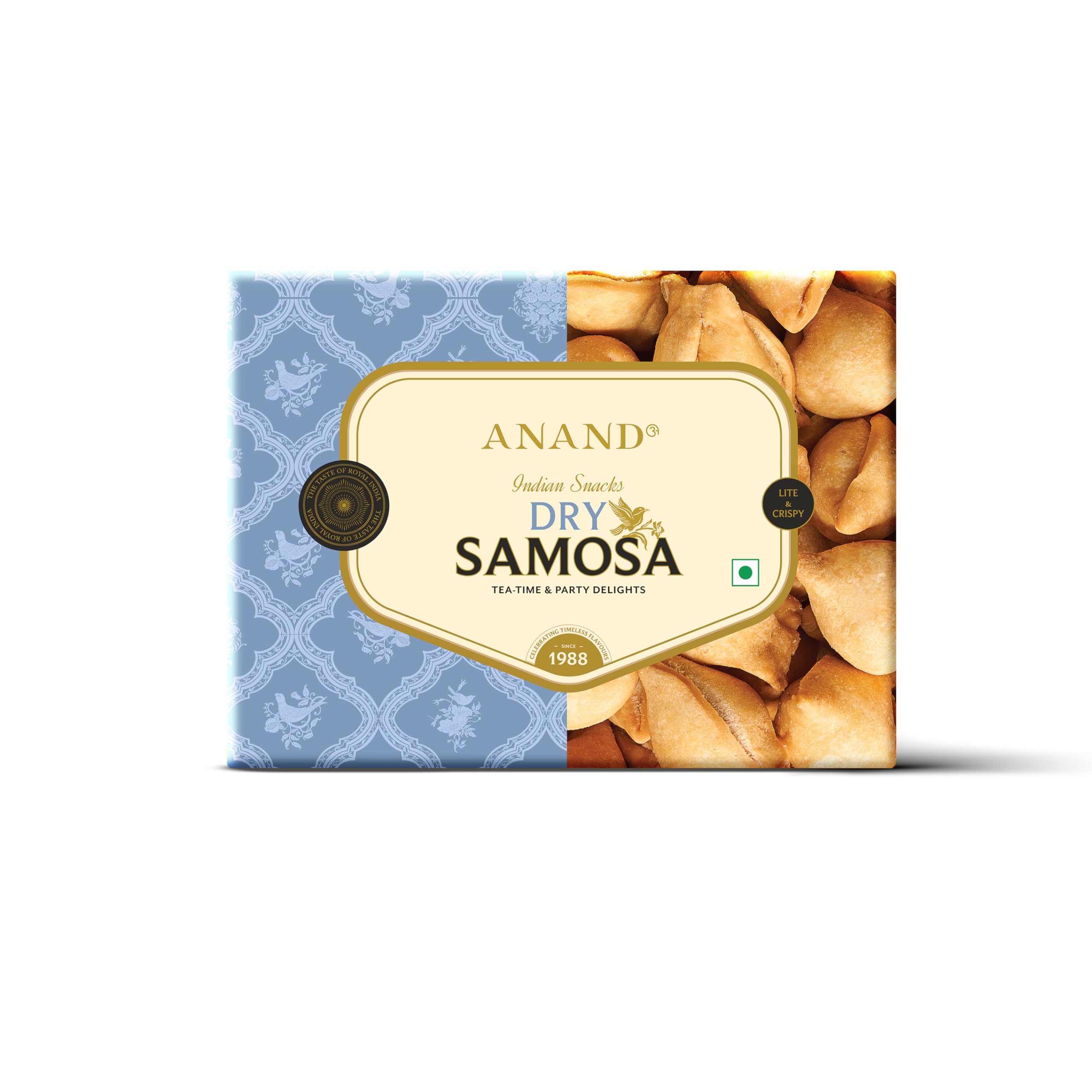 Anand Dry Samosa (250 X 2) pack of 2 Spicy and Crispy Triangles | Gram Pluse Flour | Foodie Favourite | Tasty and Authentic Dry Mini Samosa (B0B1DG1B9D) Amazon Price History, Amazon Price Tracker