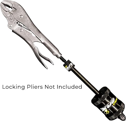 Miniatura 2 de PRO MAXX PlierPull - Alicates de bloqueo de 3/8 pulgadas, adaptador roscado que conecta tu agarre de tornillo de banco a martillo deslizante de 11
