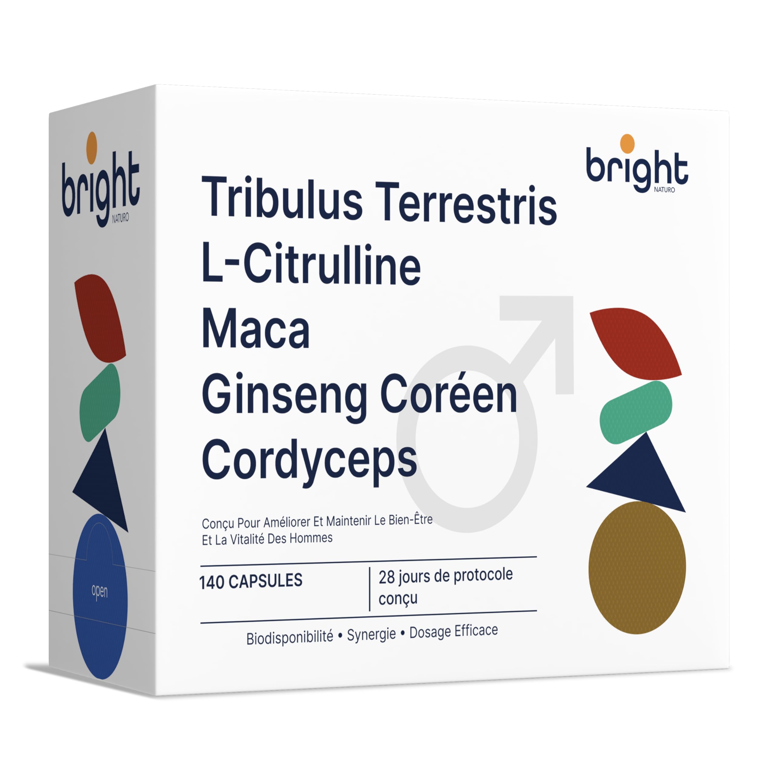 Tribulus Terrestris, Maca, L-Citrulline, Cordyceps, Ginseng - SmartAbsorb™ | pour l’énergie, la performance & l’immunité | 28 sachets quotidiens