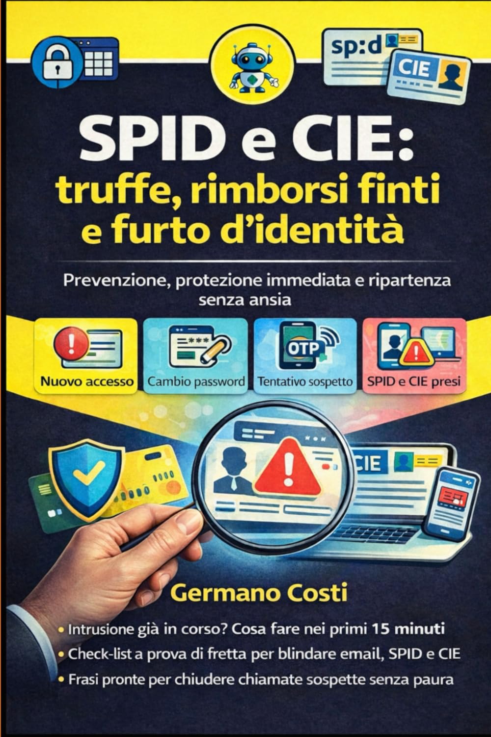 SPID e CIE: truffe, rimborsi finti e furto d’identità: Come riconoscere i messaggi “ufficiali” falsi e mettere in sicurezza i tuoi accessi in 30 minuti (New digital world)
