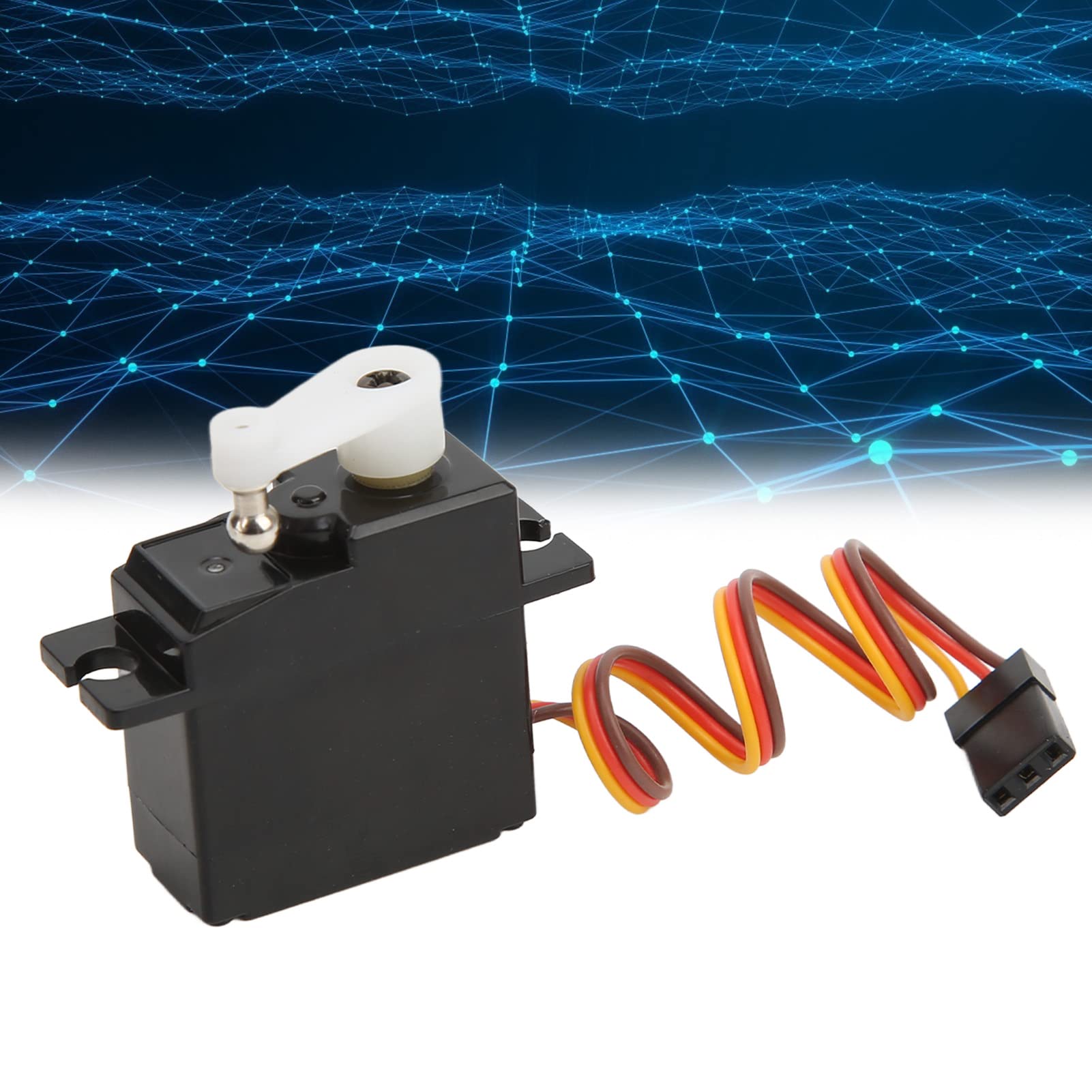 Leapiture Digital Servo Mini Digital Servo Steering Gear with Arm Sensitive Plastic Low Noise for WLtoys 124016 124017 144010 1/14 RC Cars - Image 3