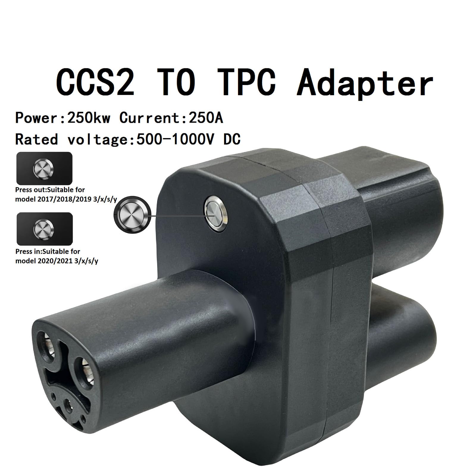 Hocheffizienz CCS2 Adapter Tragbarer CCS2 Ladekonverter Schnellfixes Sorgt Für Eine Sichere Und Stabile Ladung