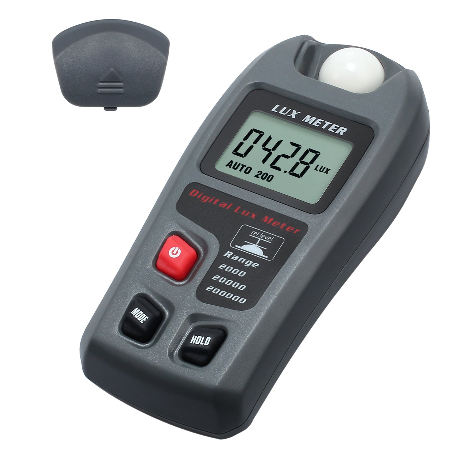 Neoteck Digitale Light Meter 20000 Fc/200000 Portatile Esposimetro Digitale Tascabile Portatile LCD Misuratore di Luce Digitale Ampia Usato per Scuola Famiglia Industria Magazzino Laboratorio