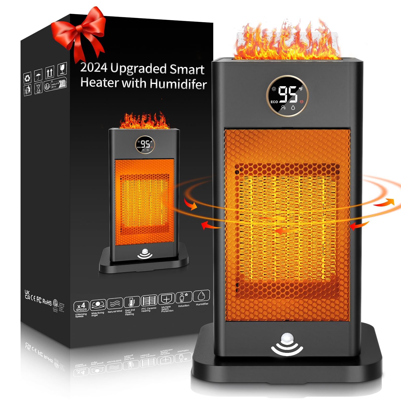 Air Choice Space Heaters Space Heaters For Indoor Use,1500W PTC 2s