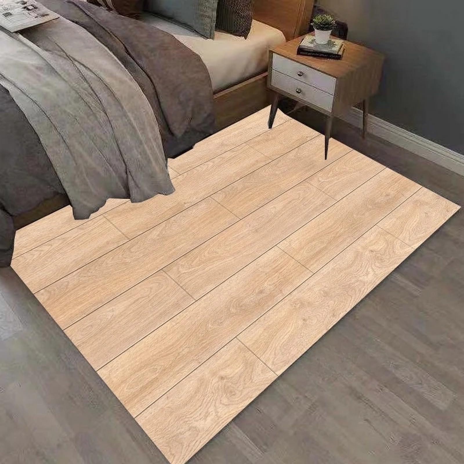 Tappeti 3D Tavola Di Legno Semplice Retrògaming Tappeti Per Bambini Adolescenti Tappeti Camera Da Letto Soggiorno Tappeti Salotto Bagno Cucina Moderni Lavabile Antiscivolo Gamer Room Decor 2-8J4T6Y0V