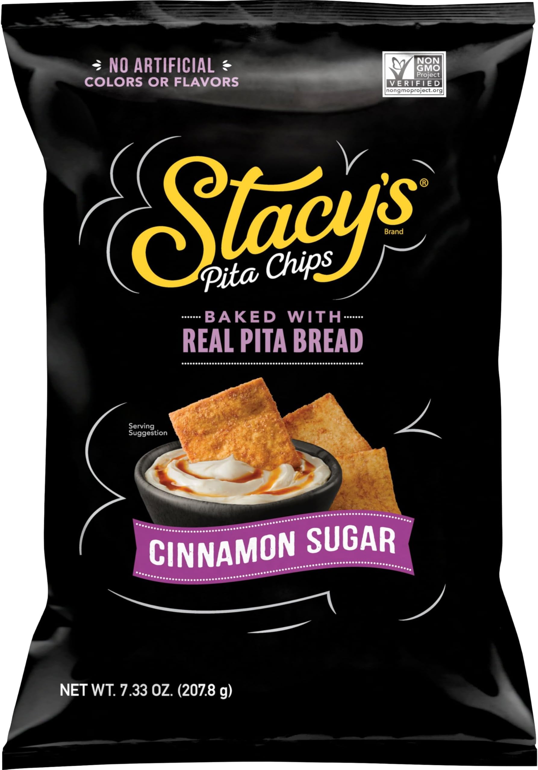 Stacy's Cinnamon Sugar Flavored Pita Chips, 7.33 Ounce