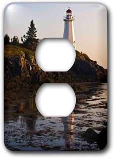 3dRose lsp_72934_6 New Brunswick, Letite Passage Lighthouse Plug Outlet Cover