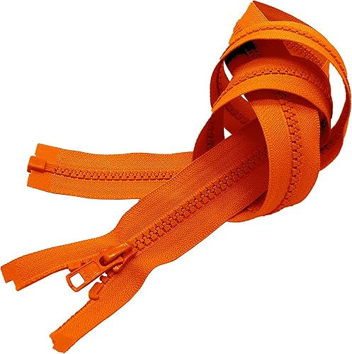 Miniatura 20 de Cremallera Vislon de 20 pulgadas, separación de plástico moldeado #5 de YKK - Peso medio por cada uno (color seleccionado) (amarillo neón Lite - 803)