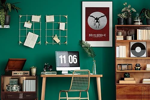 Vista 5 de Póster de la nota de la muerte, póster de mercancía de anime, pósteres decorativos de anime, decoración de pared moderna para habitación