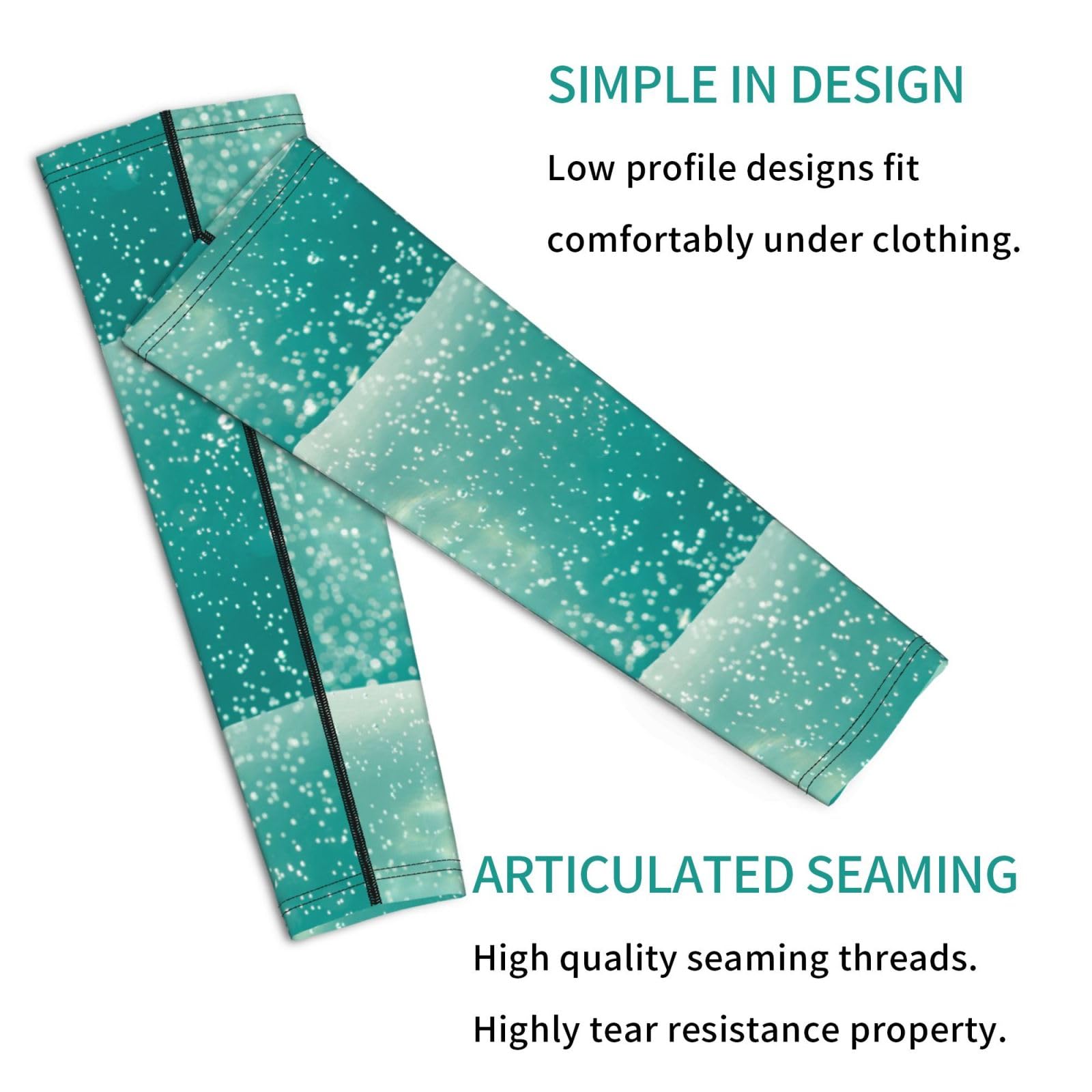 Salelf Air Bubbles Arm Sleeves Cooling UV Sun Protection Sports Compression Sleeves for Men Women Golf Basketball Arm Sleeves