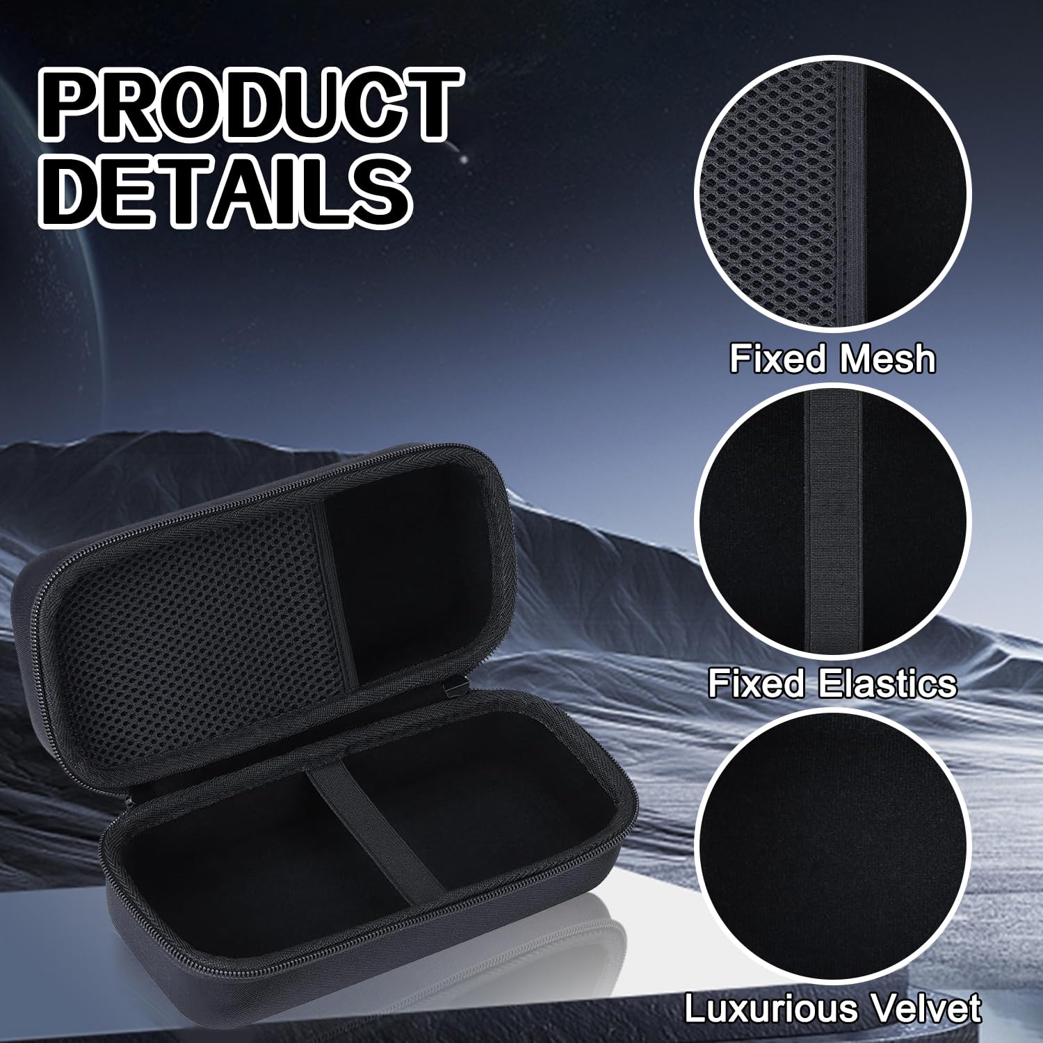 Duro Caja Estuche Funda para Grabadora, Grabadora Estuche Rígido, Funda Es-tuche para Grabadora Portátil, Es-tuche Rígido para Handy Recorder, EVA-Resistente y Duradera, para H5studio/H6essential