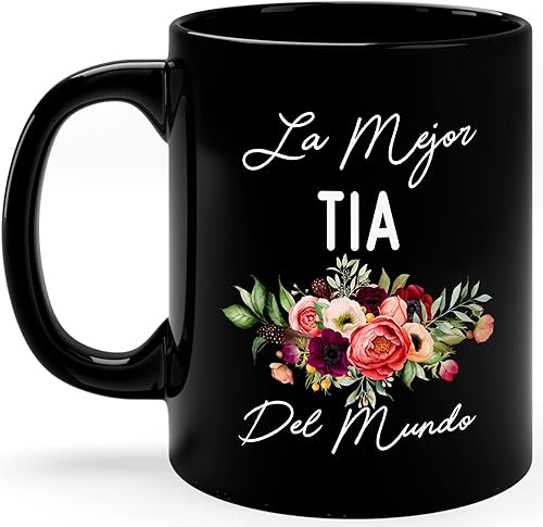 Fantastic Gifts Taza La Mejor Tia Del Mundo, regalo para tía, taza de la mejor tía del mundo, regalo de cumpleaños, regalo para el día de la madre,