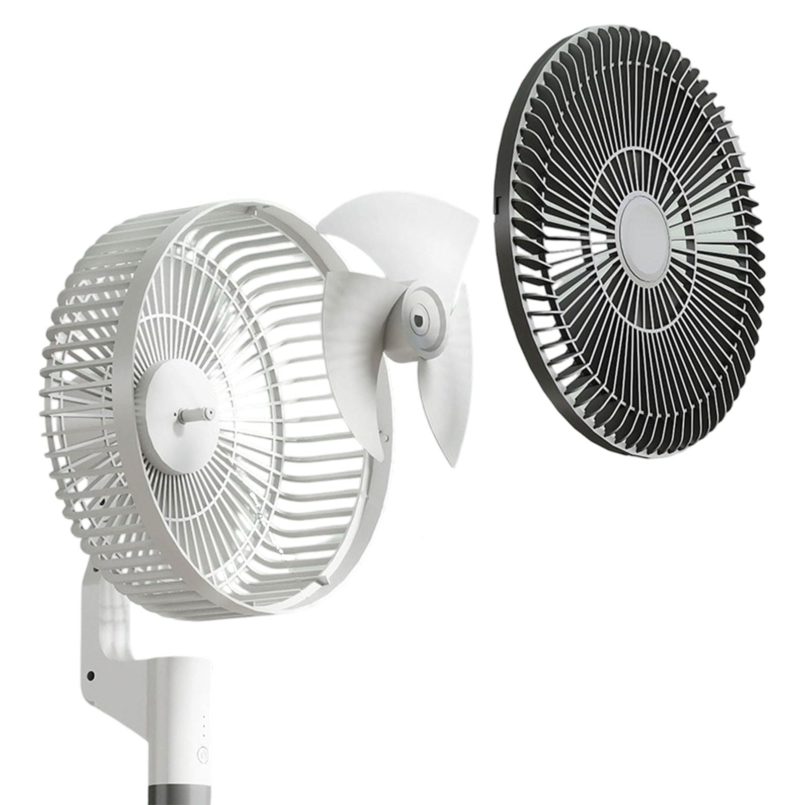 Pedestal Fan For Bedroom Standing Fan For Bedroom 2026 Upgraded Whole Room Air Circulator 90Ft Airflow 30Db Quiet Dc Motor Cooling Device 90° Oscillating Pedestal 3 Speeds Usb Adjustable Height - Image 9