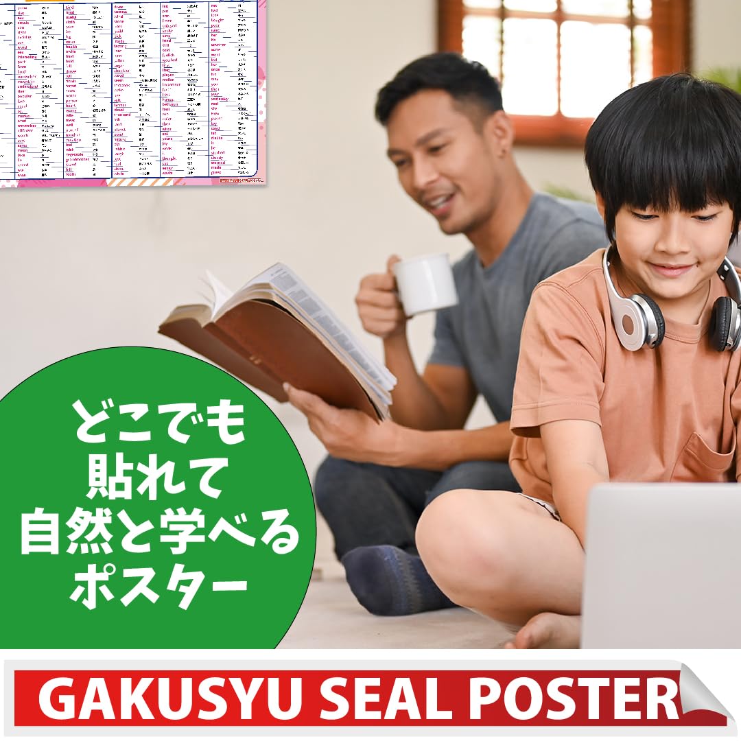 Amazon.co.jp: 学習ポスター 英検4級 英単語630厳選 収録 3枚セット B3