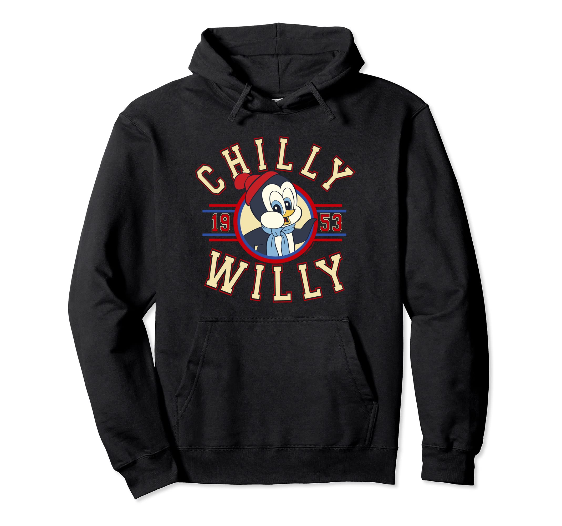 Chilly Willy1953 Throwback Collegiate Pullover HoodieOEKO-TEX STANDARD 100