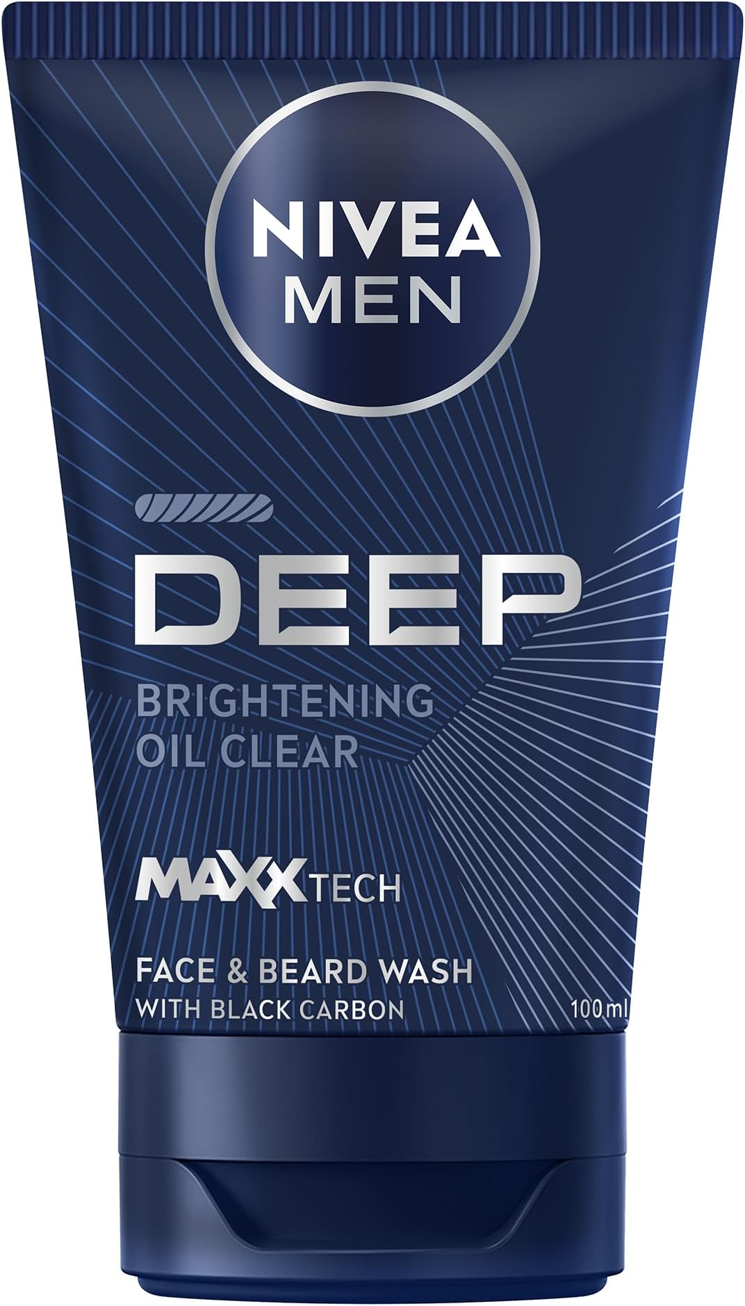 – NIVEA MEN Face & Beard Wash Cleanser, DEEP Active Charcoal, 100ml.
