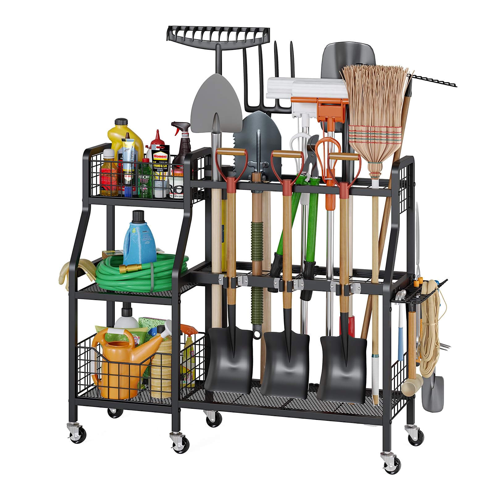 家具 katatumuri Amazon.com: keomaisyto Garden Tool Organizer with 6 Wheels(3