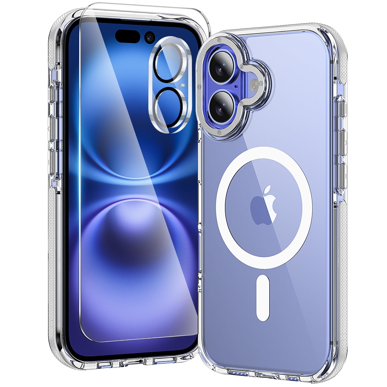 Coque transparente iPhone 16 Plus MagSafe antichoc protection militaire - 7