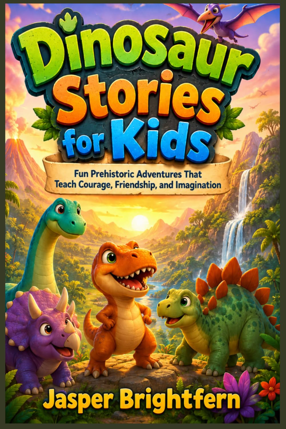 Dinosaur Stories for Kids: Fun Prehistoric Adventures That Teach Courage, Friendship, and Imagination