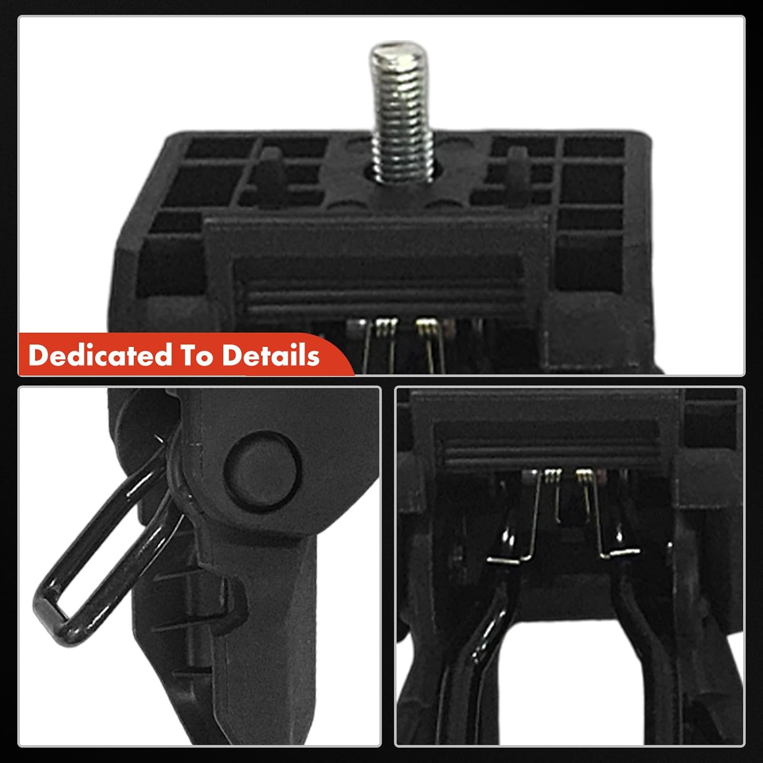 A-Premium Hood Latch Lock Compatible with Jeep Wrangler 2007-2023, Wrangler JK 2018, Gladiator 2020-2023, Front Hood Lock Engine Bonnet Latch Assembly