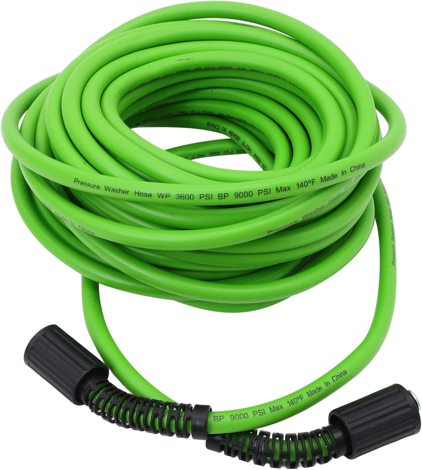 Mikinona High Pressure Extension Hose Explosionproof Water Outlet for Pressure Washer for Car Patio and Outdoor Cleaning User-Friendly Connector Design