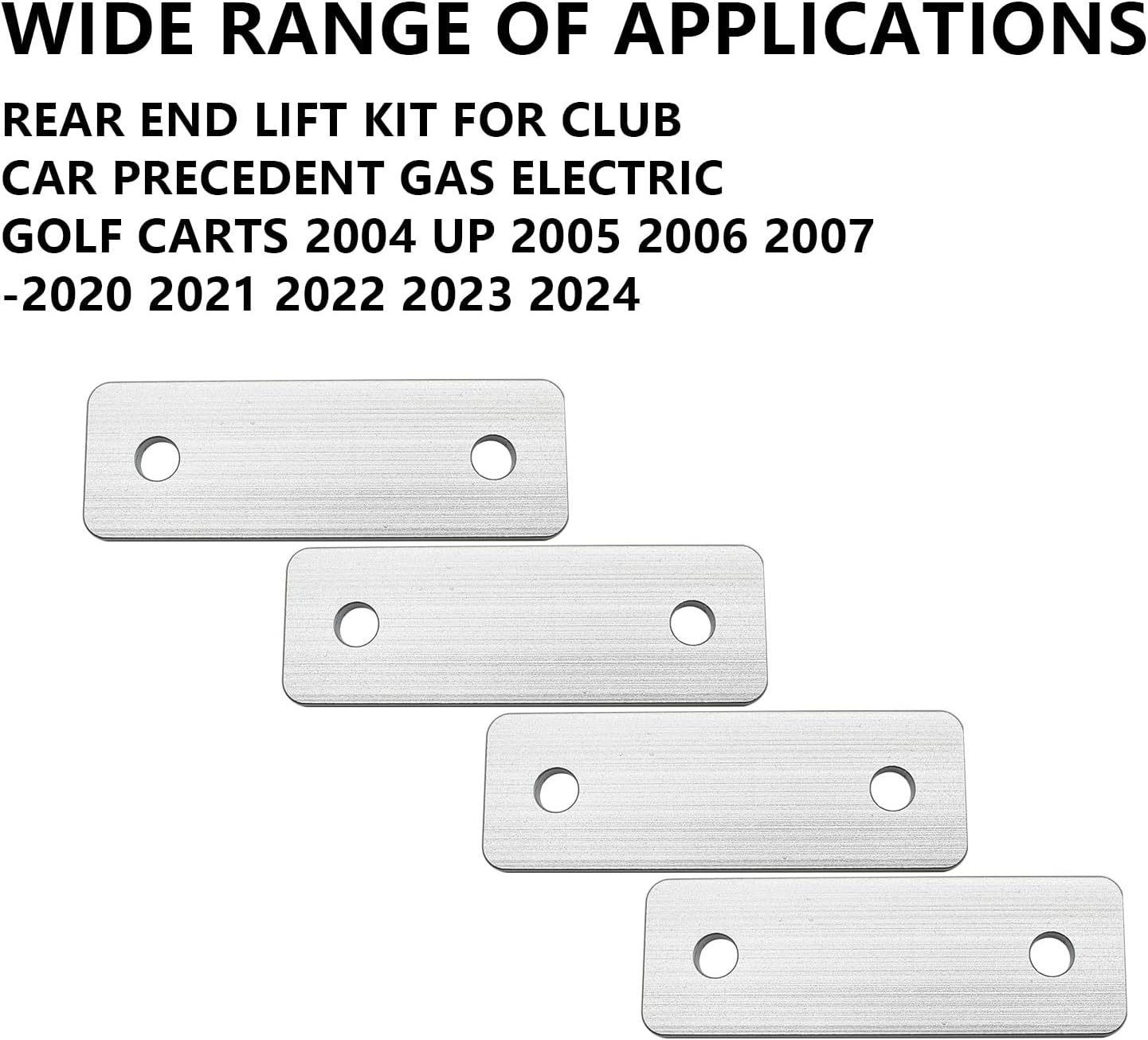 Rear End Lift Kit for Club Car Precedent Onward Tempo gas electric golf cart 2004 UP 2005 2006 2007-2020 2021 2022 2023 2024/1 inch