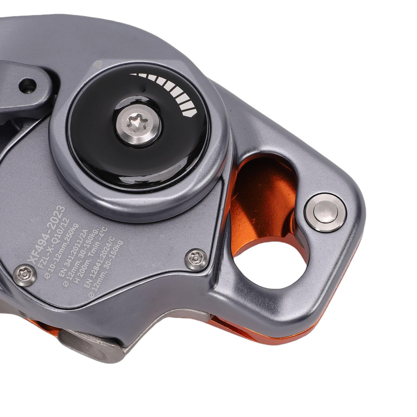 Diyeeni Descensor de Aluminio para Escalada, Bajada con Cuerda de 10-12 Mm,