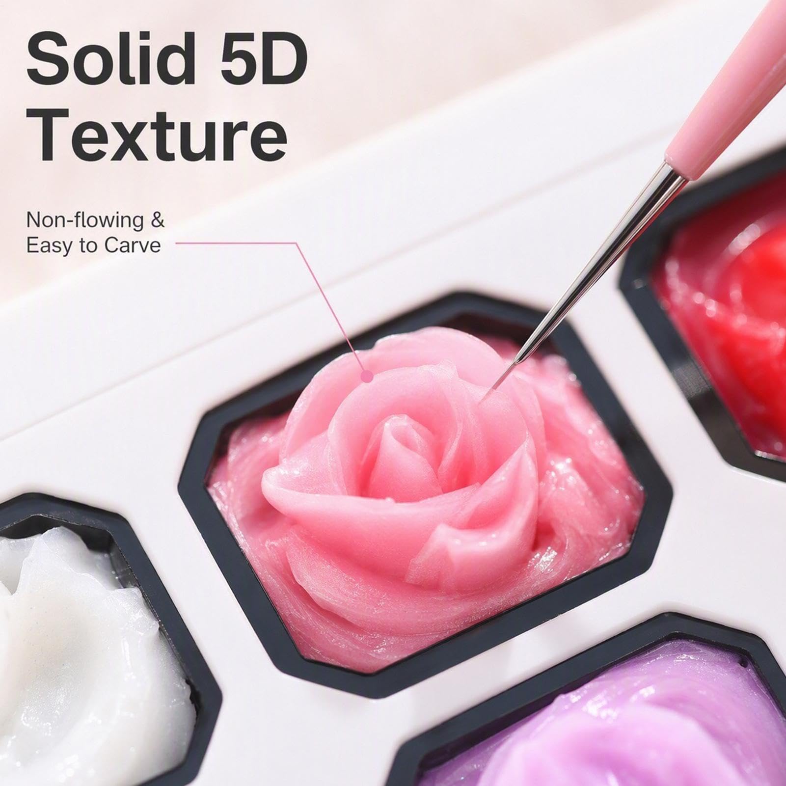 Set di gel per manicure e nail art, 24 colori