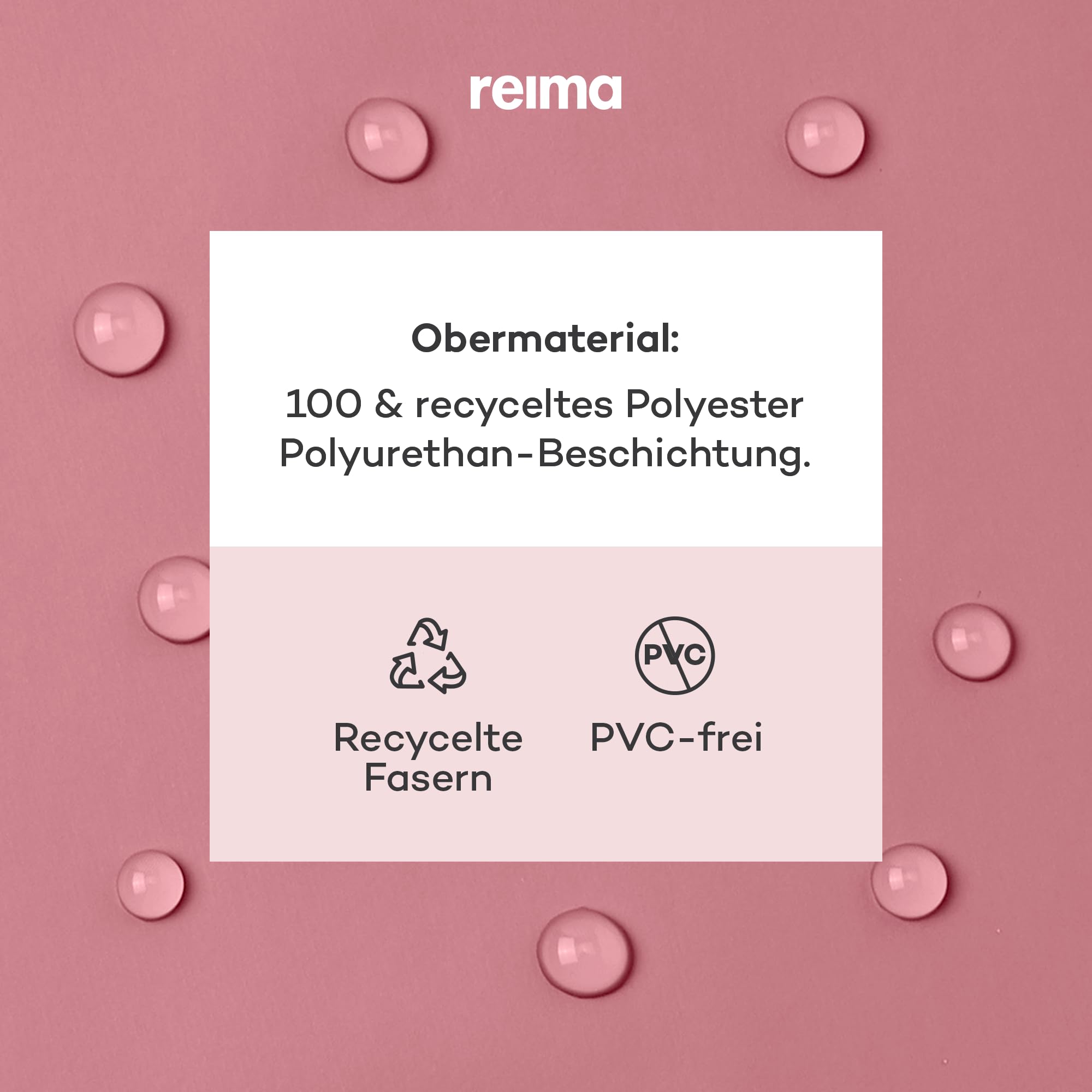 Reima Lammikko Regenhose Kinder pink