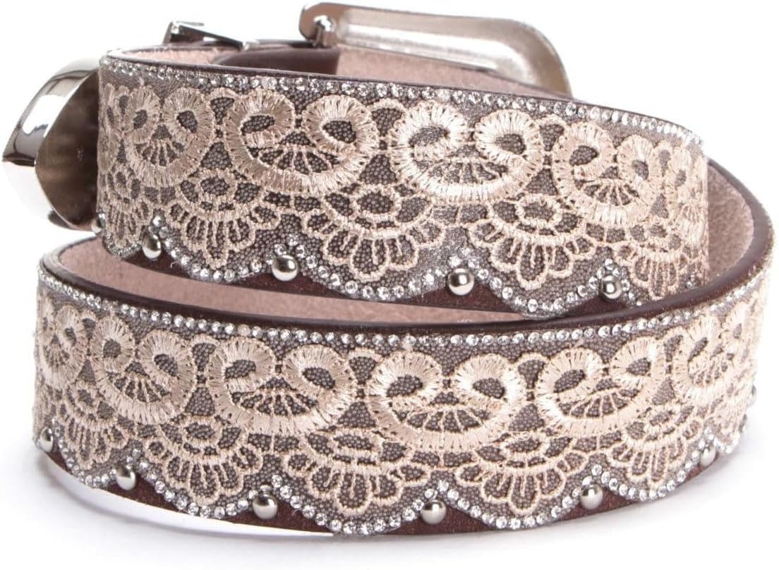 M&F Western 1.5" Lace Overlay Belt