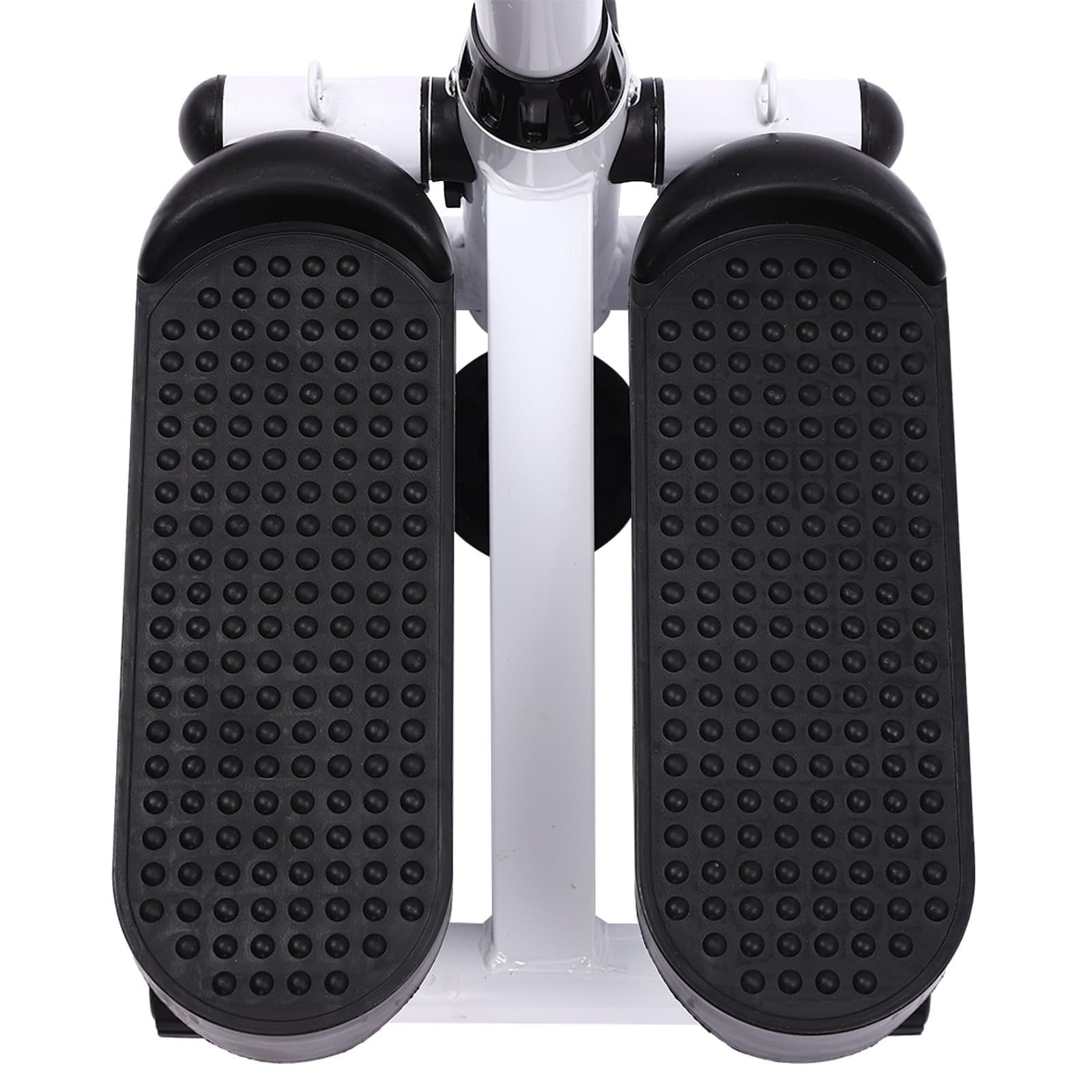 Mini stepper per casa nera Swing Stepper con 150 kg di carico e fasce di resistenza, per allenamento efficace gamba/braccio/butt, attrezzo fitness per casa ufficio