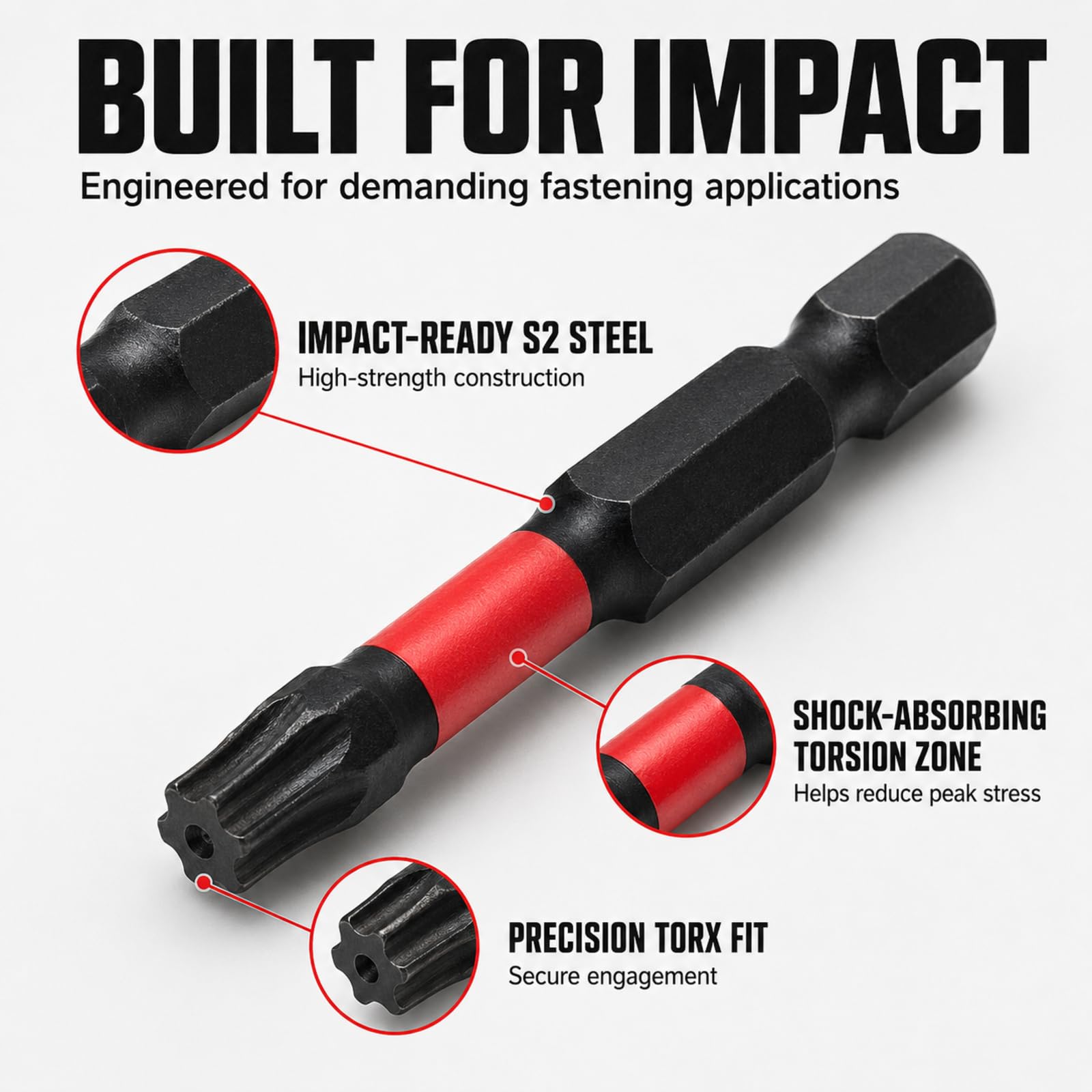 BLACK CANYON Impact Torx Bits - 15-Piece Set -3